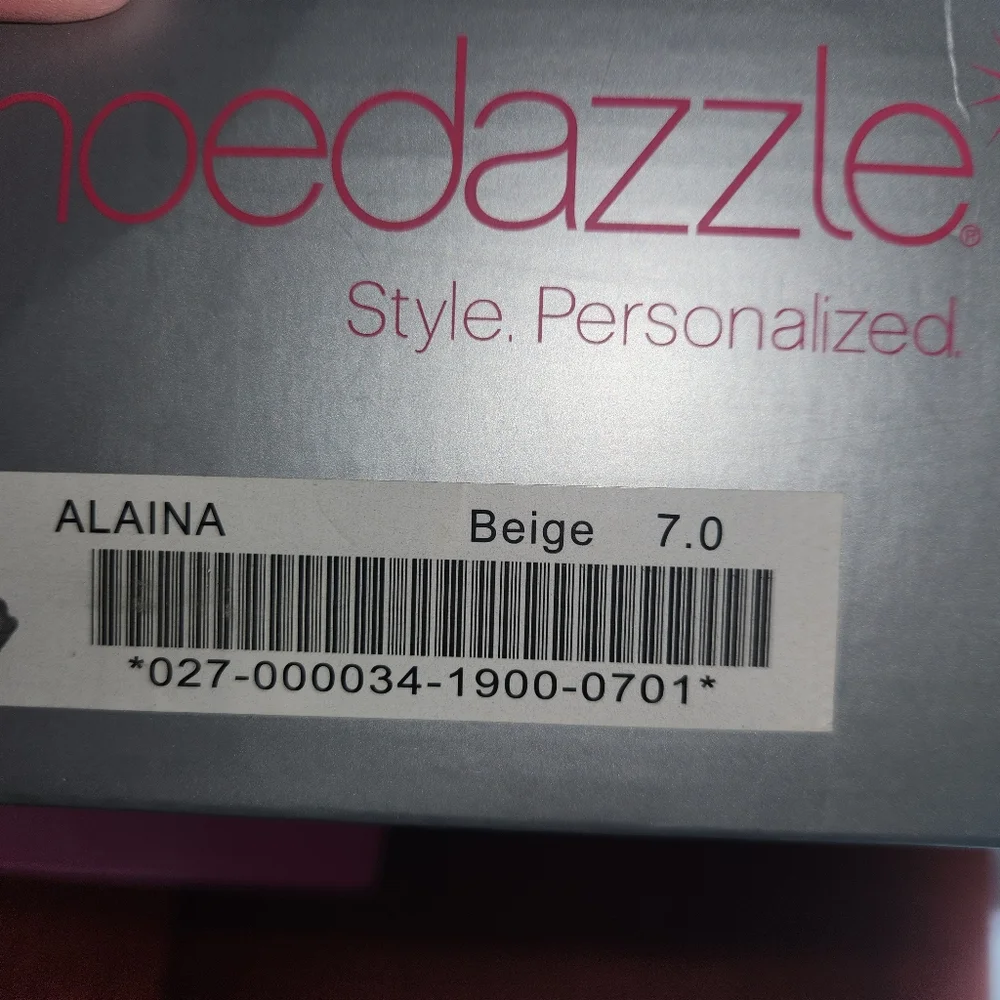 4in Beige High Heels By Shoe Dazzle - Picture 14 of 14